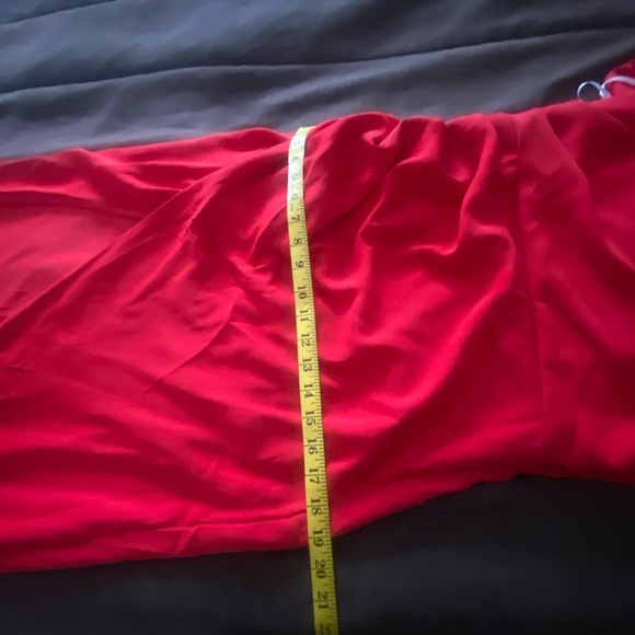 Lulus Red Asymmetrical Tulip dress - Picture 8 of 8